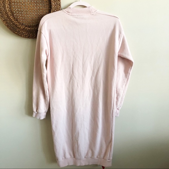Adidas Pastel Pink Sweat Dress - Picture 8 of 11